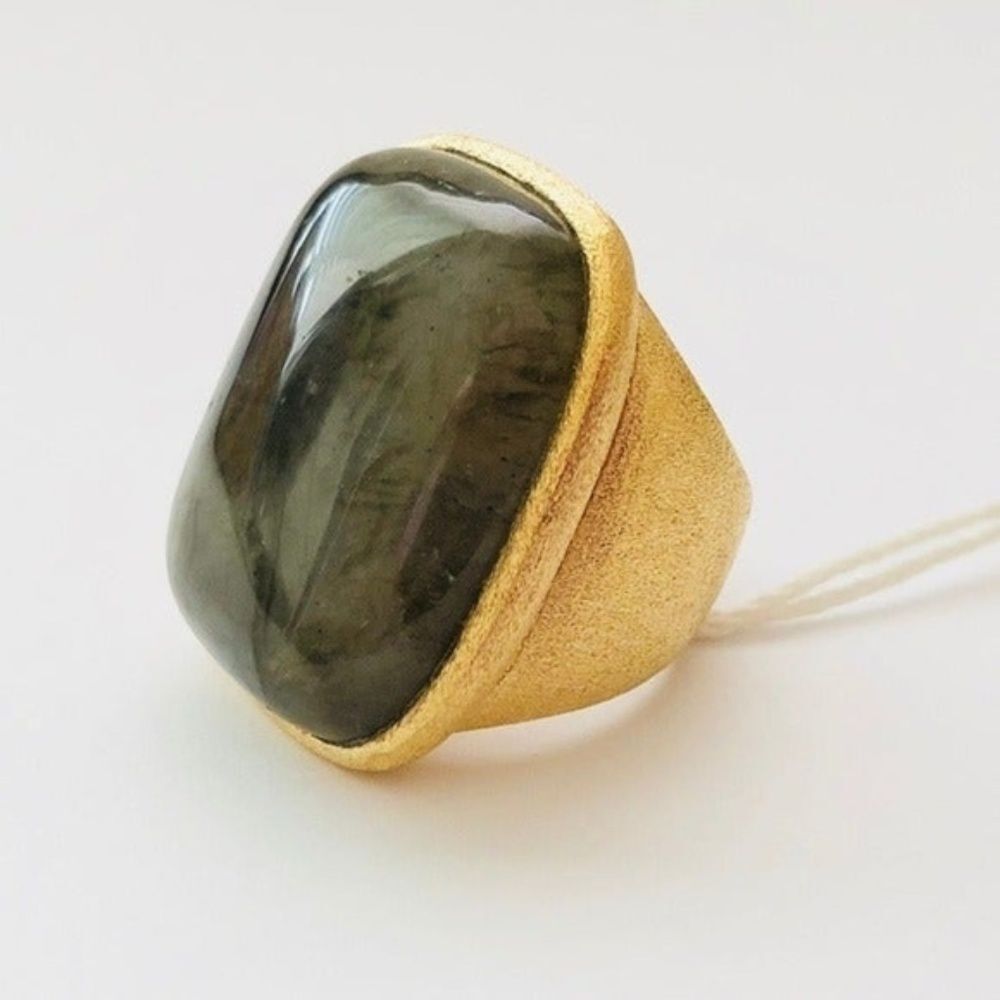 Rivka Friedman 18K Clad Labradorite Ring